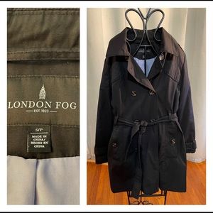 London fog trench coat small/petite